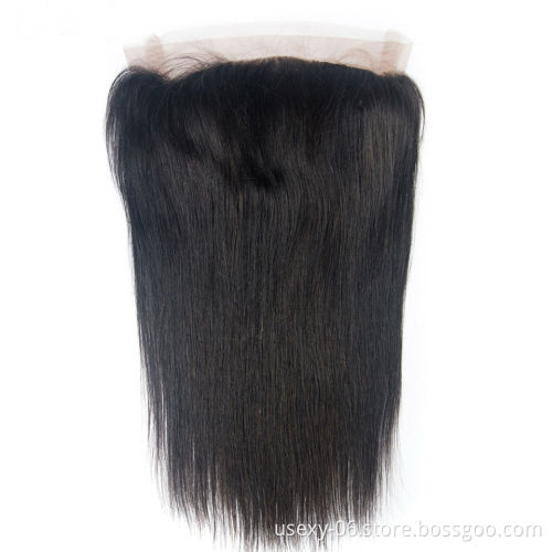 Usexy Express Ali Mink Brazilian Hair Weave Silky Straight 360 Lace Frontal
